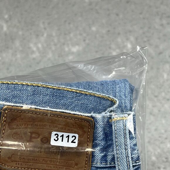 Polo Ralph Lauren Jeans Mens 34x29 Blue Denim Slim Straight Classic RL Red Logo - Picture 12 of 14